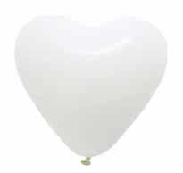 12 inç BEYAZ KALP BALON 100' LÜ