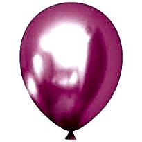 12 İnc Pembe Krom Balon 50 li