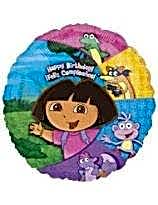 18 İnç Dora&Friends Birthday Anagram Folyo Balon