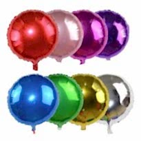 18 İnc Düz Yuvarlak Folyo Balon