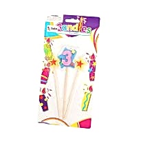 3 Yaş Yıldızlı Çubuklu Mum