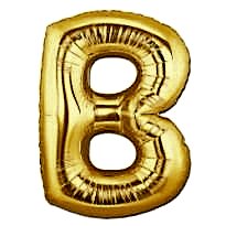 40 İnc Folyo Harf B Altın
