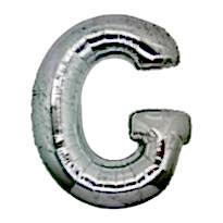 40 İnc Folyo Harf G Gümüş