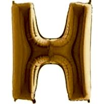 40 İnc Folyo Harf H Altın