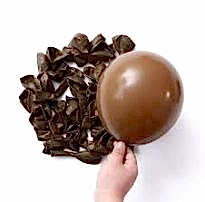 5 INC ÇİKOLATA KAHVE (CHOCOLATE BROWN) BALON 100LÜ