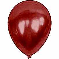 6 İnc Metalik Kırmızı Balon 100 lü