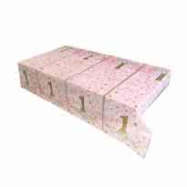 Bırthday 1 Yaş Masa Örtüsü (Pembe)