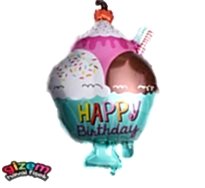 Dondurma Şekilli Doğum Günü Balonu