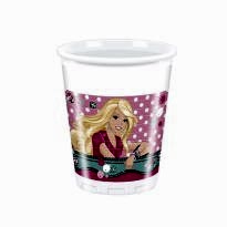 Elegant Barbie Plastik Bardak