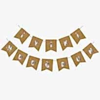 İyiki Doğdun Flama Kraft - Gümüş