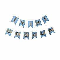 İyiki Doğdun Flama Mavi