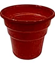 Kırmızı Pastel Renk Bardak 25 li