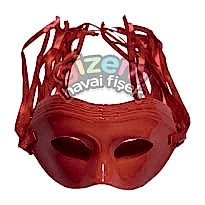 Kırmızı Plastik Maske