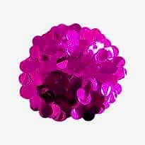 Metalize Fuşya Yuvarlak Balon İçi Pul