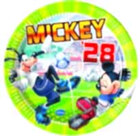 Mickey Goal Kağıt Tabak