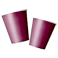 Pembe Pastel Renk Kağıt Bardak (8 Adet)