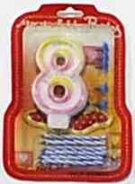 Rakam Mum Alternatif 8 Yaş Pembe