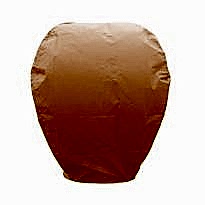 Turuncu Dilek Balonu