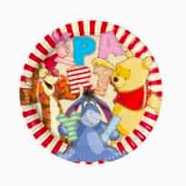 Winnie Alphabet Kağıt Tabak